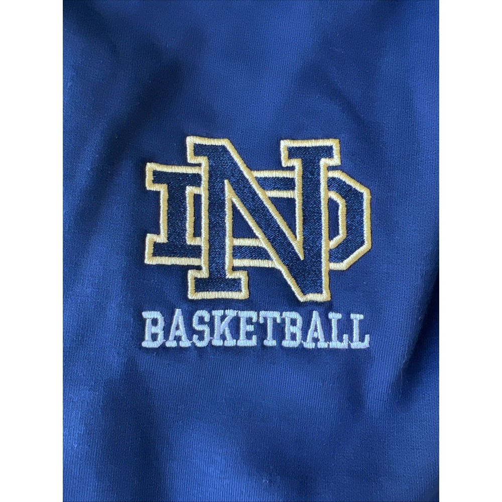 Nike Joggers Therma-FIT Notre Dame Basketball Sweatpants Mens M Swoosh Navy Blue - Picture 2 of 11
